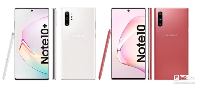 三星Galaxy Note 10+银色版曝光，无边框全面屏惊艳