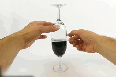 红酒和白水自动对调的神奇实验
