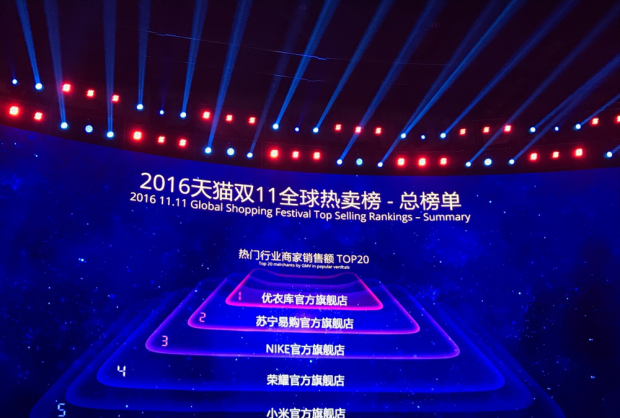 2016天猫双十一成交数据直播(实时更新) 2016天猫双十一成交数据直播(实时更新)