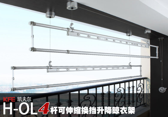 别墅阳台装凯夫尔阳台手动晾衣架可以吗? 别墅阳台装凯夫尔阳台手动晾衣架可以吗?