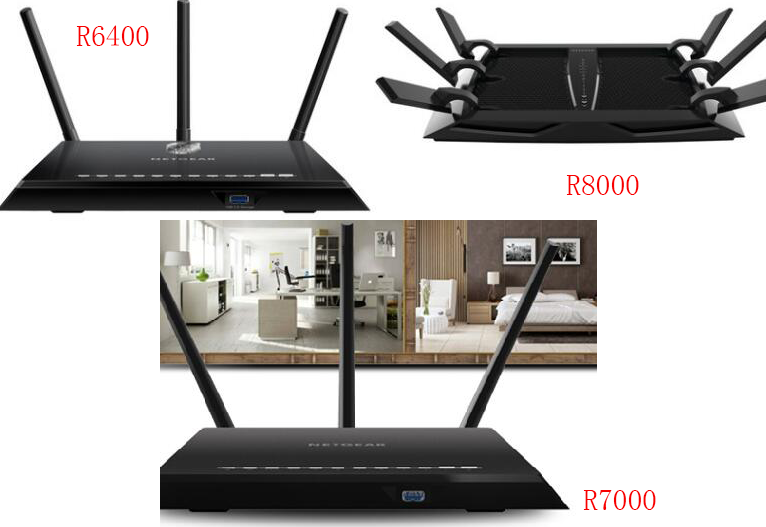 网件（NETGEAR ）R6400、R7000和R8000无线路由器那个好？