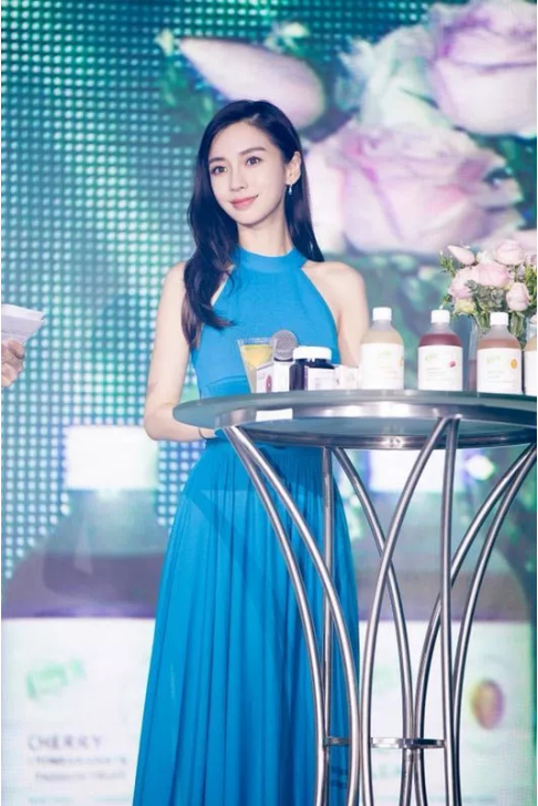 Angelababy 担任Bio-E饮品形象大使，爱美的妹子们该不淡定了！