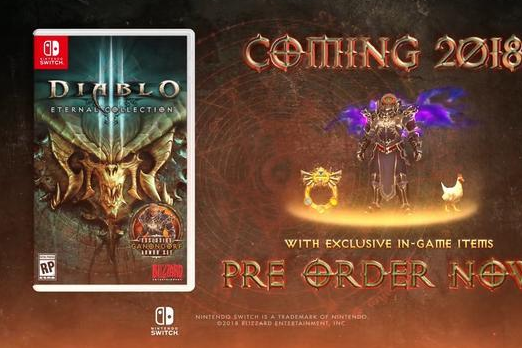 暴雪确定和任天堂合作:《暗黑破坏神3》将登陆Switch! 暴雪确定和任天堂合作:《暗黑破坏神3》将登陆Switch!