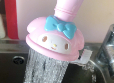 美乐蒂水龙头是卡通型？可以调出水吗？