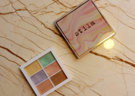 NYX六色盘VS stila七色盘对比？哪个更好用？