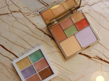 NYX六色盘VS stila七色盘对比？哪个更好用？