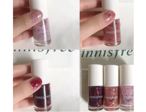 innisfree 指甲油色号?试色合集分享 innisfree 指甲油色号?试色合集分享