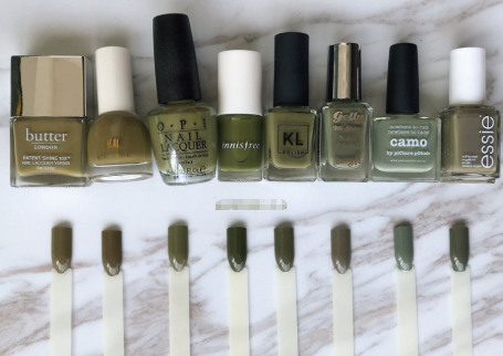 什么指甲油颜色好看?脏绿色指甲油合集 什么指甲油颜色好看?脏绿色指甲油合集