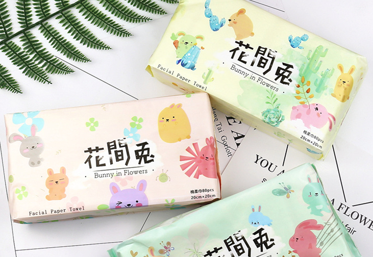 网红洗脸巾哪款好？全棉时代、花间兔、棉森洗脸巾简评？