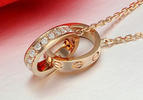 卡地亚双环项链价格?卡地亚双环项链细节图? 卡地亚双环项链价格?卡地亚双环项链细节图?