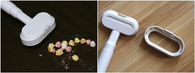 老表买了个小米有品上299的：德尔玛环吸背式吸尘器