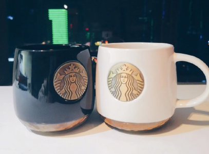 星巴克人鱼铜章马克杯可以喝茶么？礼盒装多少钱？