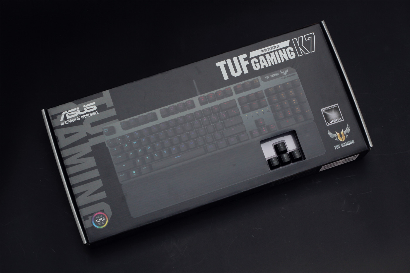 可在泥浆里翻滚的特工,华硕TUF GAMING K7光轴电竞键盘评测 可在泥浆里翻滚的特工,华硕TUF GAMING K7光轴电竞键盘评测
