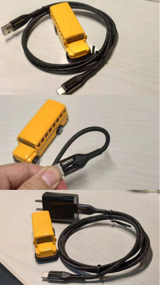 CHOETECH 5A Type-C铝合金充电数据线轻测评 CHOETECH 5A Type-C铝合金充电数据线轻测评
