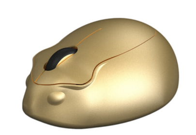 艾酷仓鼠金色限量版无线鼠标上架预售 艾酷仓鼠金色限量版无线鼠标上架预售