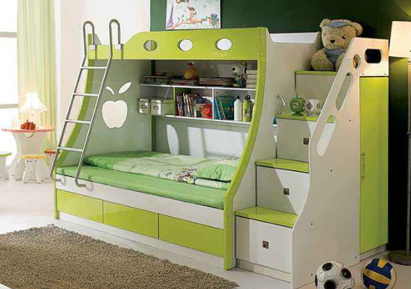 双层实木床 小户型家庭必不可少的装备 双层实木床 小户型家庭必不可少的装备