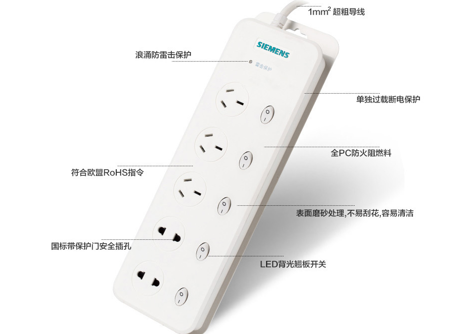 选择正确的插排 避免不必要的安全隐患 选择正确的插排 避免不必要的安全隐患
