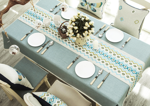 桌旗搭配技巧分享 轻松提高居家格调 桌旗搭配技巧分享 轻松提高居家格调