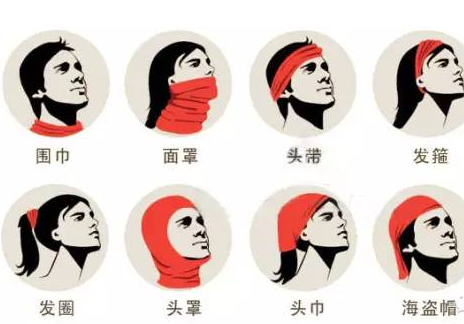魔术头巾的百变用法,你会几个? 魔术头巾的百变用法,你会几个?
