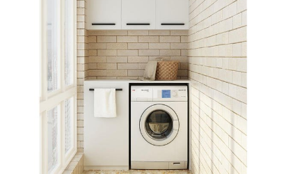 安装阳台洗衣机柜应注意什么?阳台洗衣机柜定制、砖砌那个好 安装阳台洗衣机柜应注意什么?阳台洗衣机柜定制、砖砌那个好