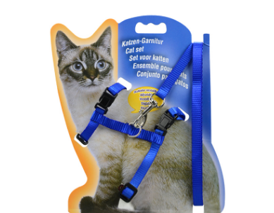 遛猫绳使用方法 教你自制遛猫绳