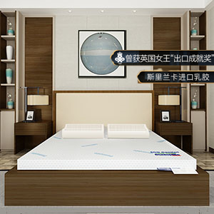 DUNLOPILLO/邓禄普乳胶床垫天然橡胶1.8m床厚10cm 5cm进口乳胶