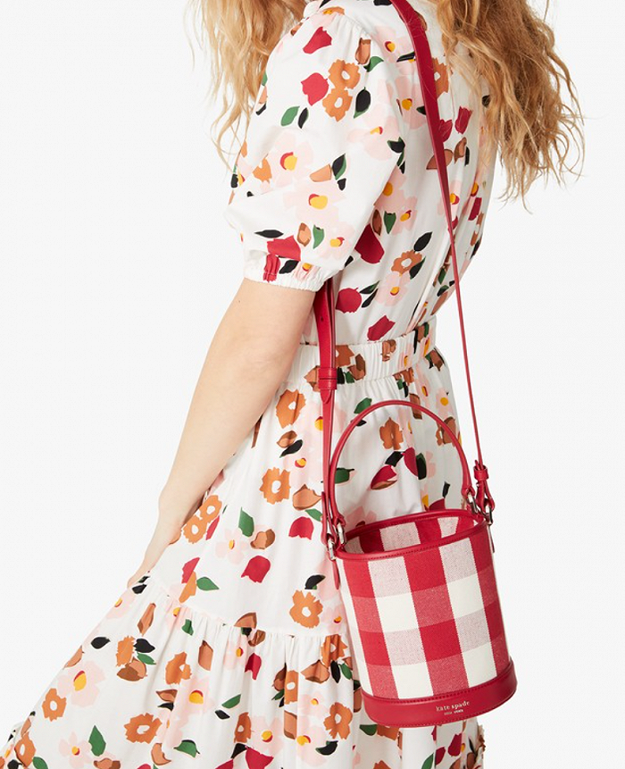 Kate Spade2021春夏新款法式格纹包