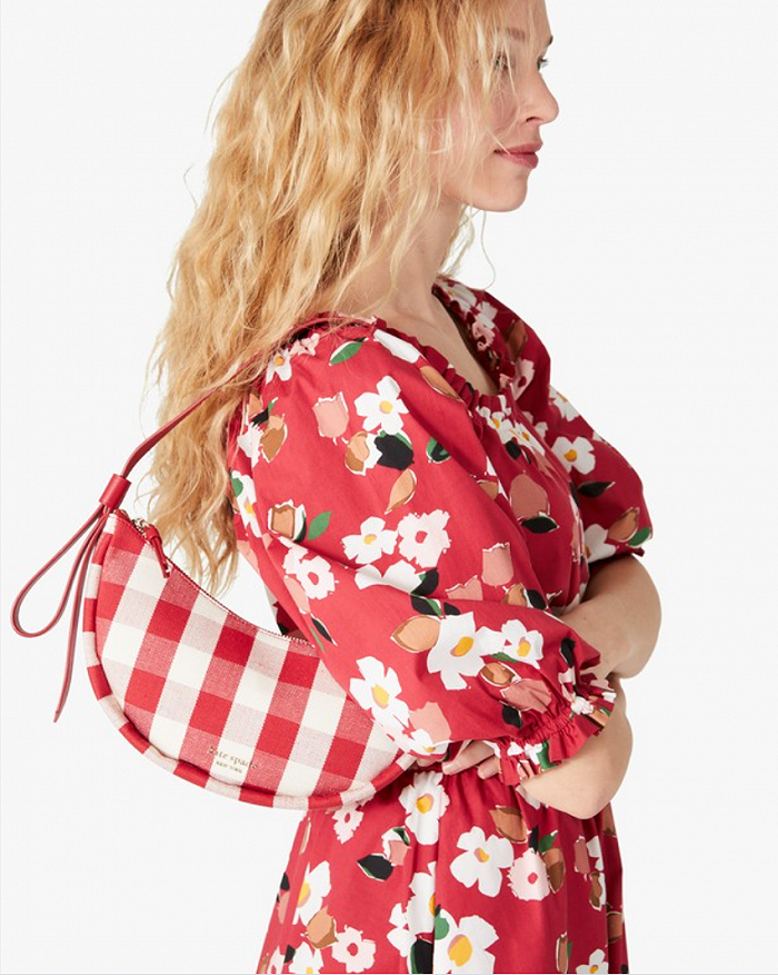 Kate Spade2021春夏新款法式格纹包