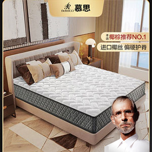 慕思床垫十大名牌椰棕垫棕榈席梦思护脊椎慕斯山棕硬垫家用厚20cm