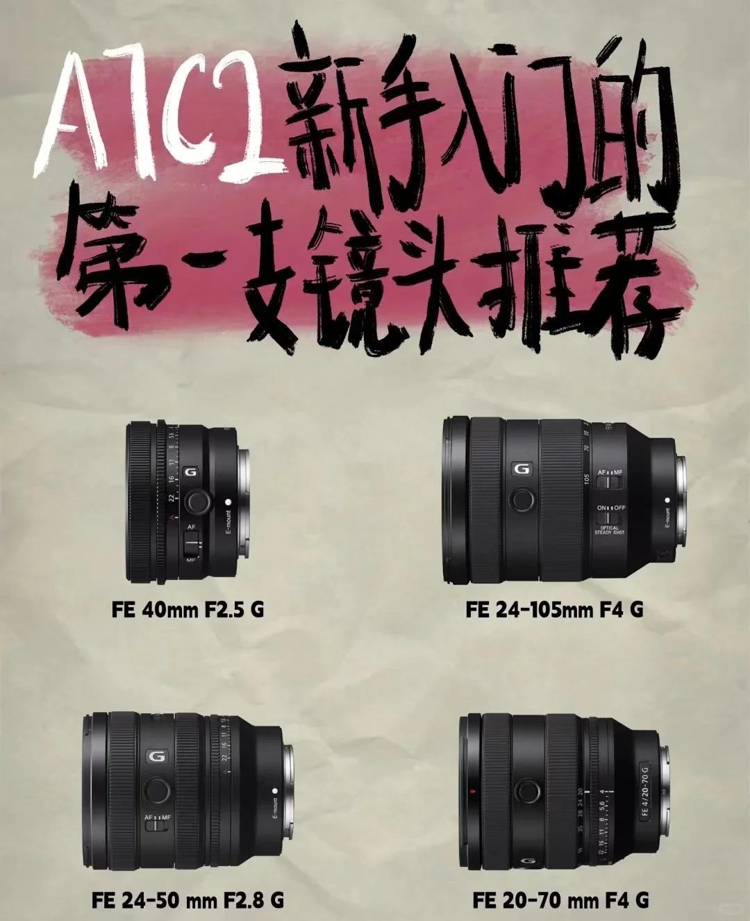 索尼a7c2搭配什么镜头最好？索尼a7c2最佳便携镜头有哪些