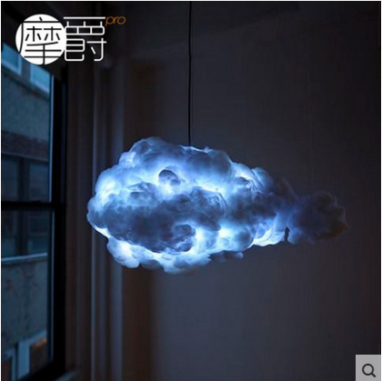 设计师Richard Clarkson设计的灯具“The Cloud”，好酷炫！