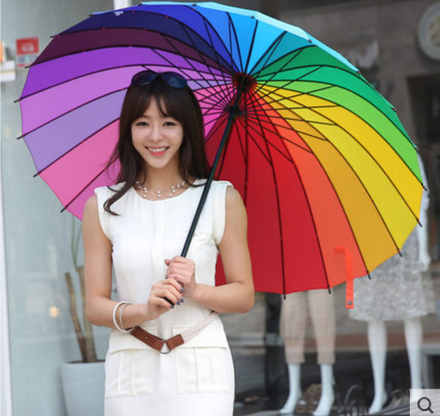 【葡萄牙阿格达的七彩雨伞街】